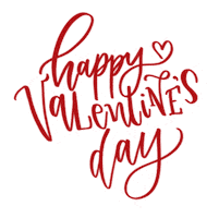 Valentines Day Valentine Sticker by Feather Park Lettering