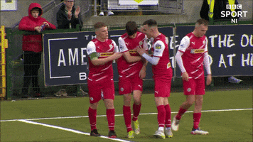 Congratulating Well Done GIF by Cliftonville Football Club