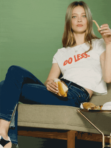 Fast Food Eating GIF by MOTHER Denim