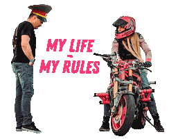 Motorcycle Stuntbike Sticker by Crazy Iron