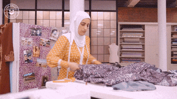 Fabric Throwing GIF by The Great British Sewing Bee