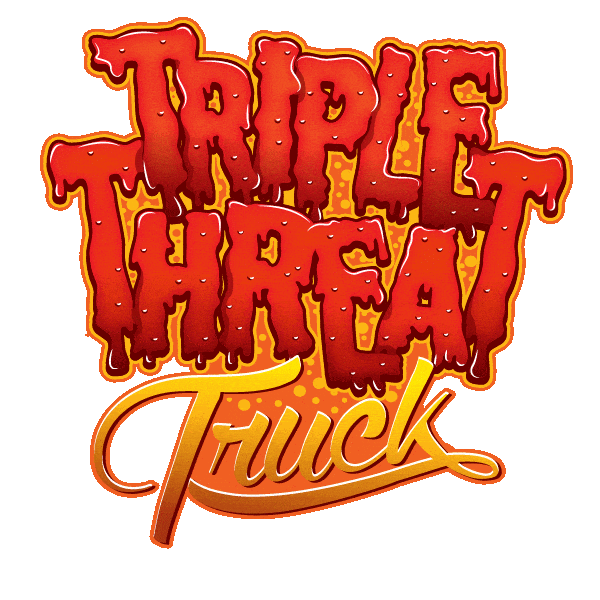 Triple Threat Truck Sticker
