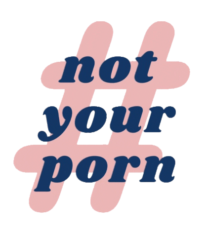 #NotYourPorn Sticker
