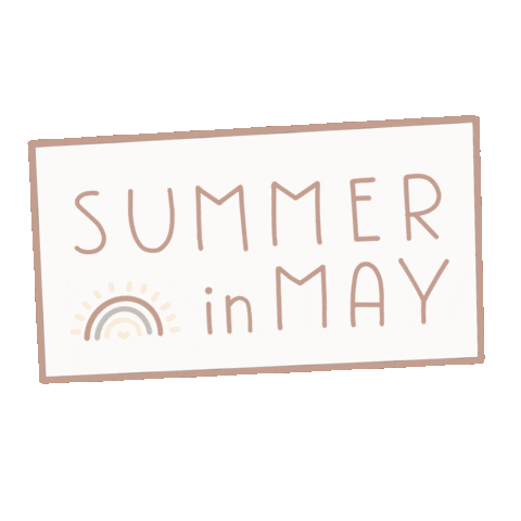 Summer in May Sticker