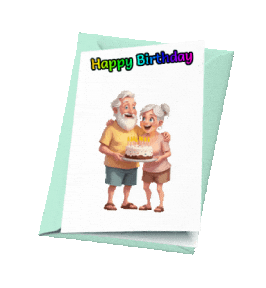 Happy Birthday Seniors Sticker