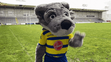 The Wire Mascot GIF by Warrington Wolves