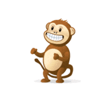 fun monkey skype dancing monkey skype monkey GIF