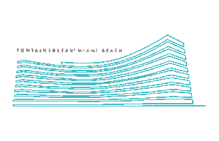 Miami Beach Vacation Sticker by Fontainebleau Miami Beach