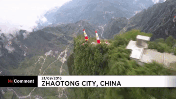 euronews china euronews no comment wingsuit GIF