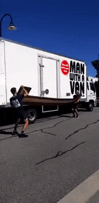 manwithavanmelbourne strong truck melbourne lifting GIF
