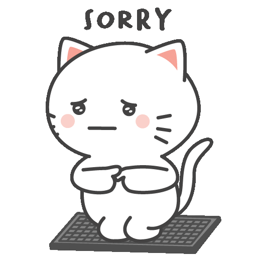 Sorry Cat GIF by Kiki