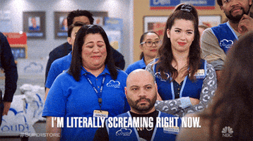 Nbc Im Screaming GIF by Superstore