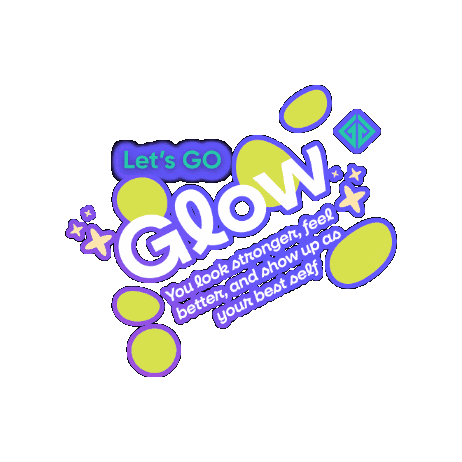 Glowup Sticker by Go Gym Cambodia