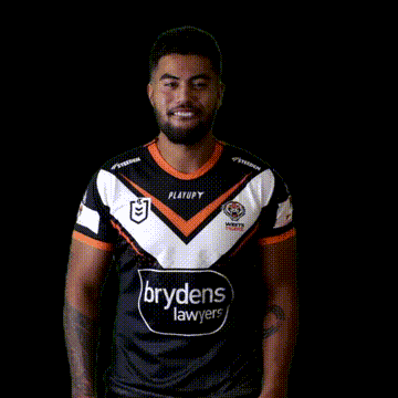 Rugby League Dance GIF by Wests Tigers