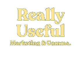 Really Useful Sticker by Really Useful Marketing & Comms.