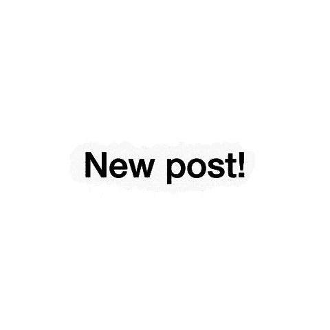New Post Sticker