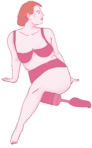 Girl Illustration Sticker