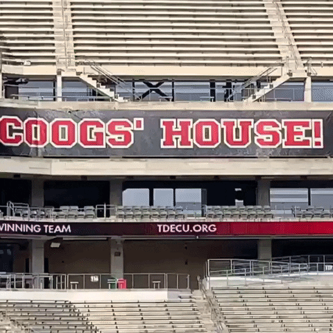 coogfans university of houston go coogs houston cougars whose house GIF