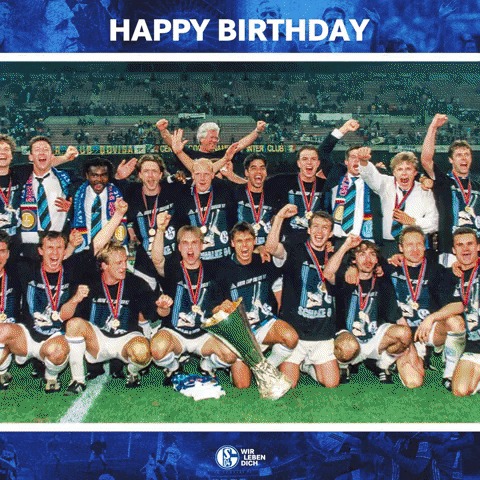 Birthday S04 GIF by FC Schalke 04