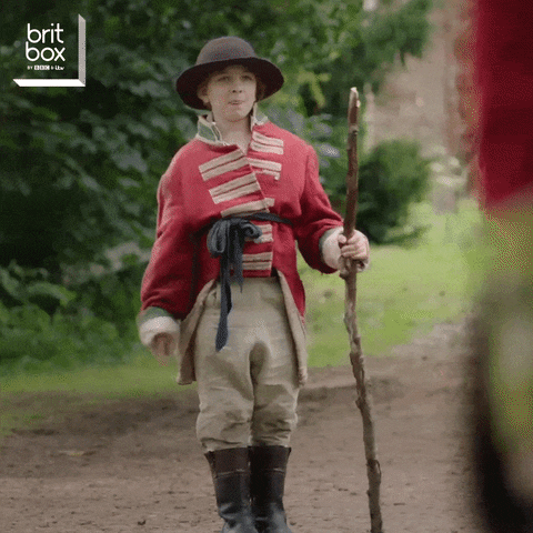 Soldier GIF by BritBoxUK