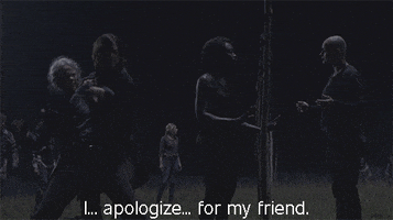 Sorry Twd GIF by The Walking Dead