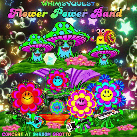 Whimsyquest Shroom Grotto After Party GIF