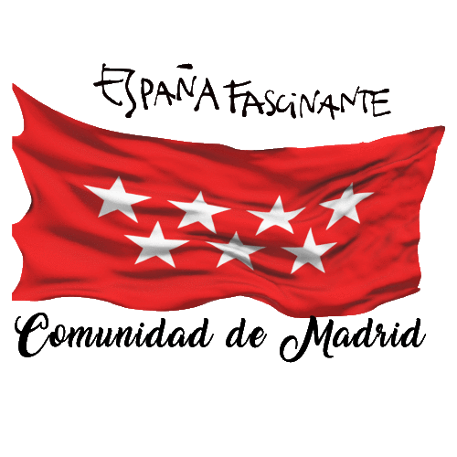 Real Madrid Flag Sticker by España Fascinante for iOS & Android GIPHY