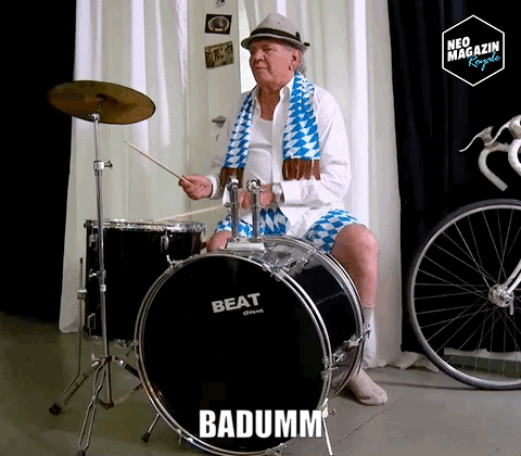 Joke Drums Gif By Neomagazinroyale Find Share On Giphy