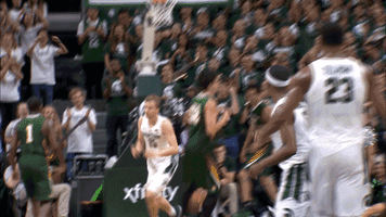Dunk Point GIF by Michigan State Men's Basketball