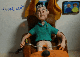 Streaming Old Man GIF by stupid_clay