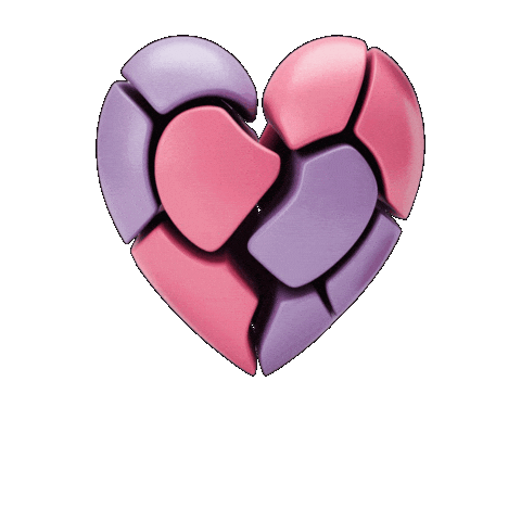 Broken Heart Love Sticker by Seorang Zaki