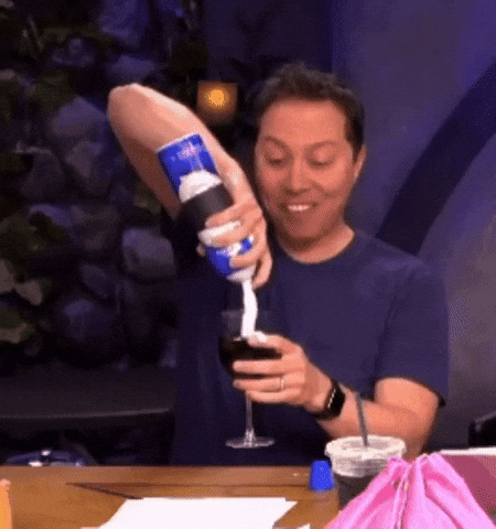 Sam Riegel Wine GIF