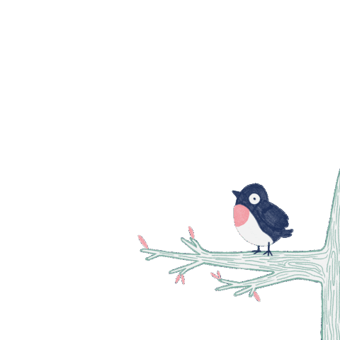 Bird Spring Sticker
