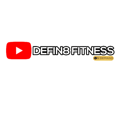 Youtube Challenge Sticker by Defin8 Fitness