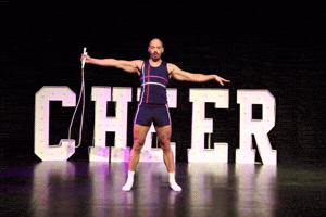 Pit Stop Cheer GIF