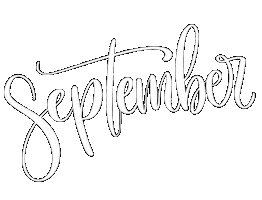 Autumn September Sticker