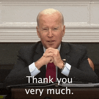 Joe Biden Thank You GIF by The Democrats