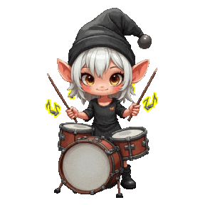 Singer Drums Sticker