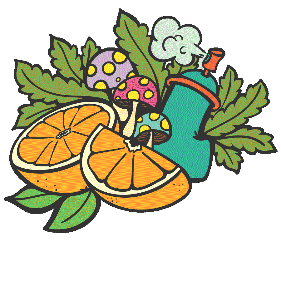 Orange Crush Sticker by CannaSmack for iOS & Android GIPHY
