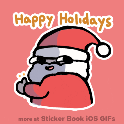 Merry Christmas Thumbs Up Gif By Sticker Book Ios GIF