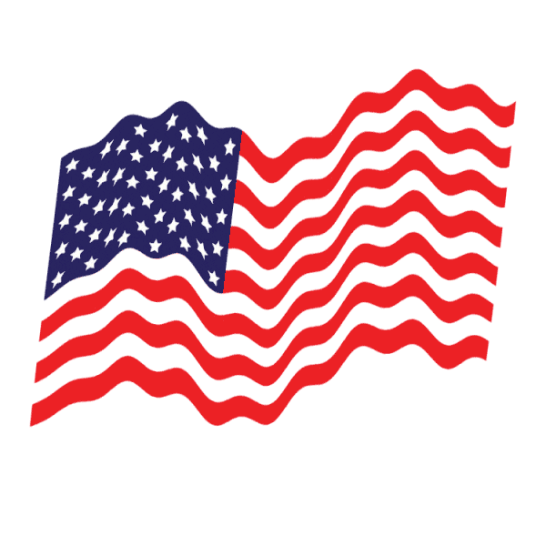 Waving American Flag Background Gif