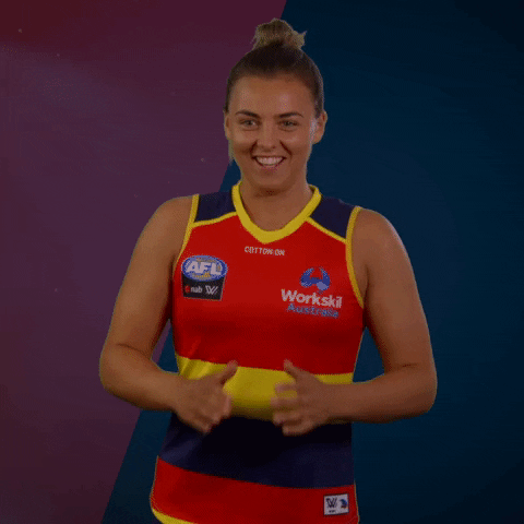 Celebration Cheer GIF by Adelaide Crows