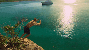 Jump Swim GIF by The Bachelor