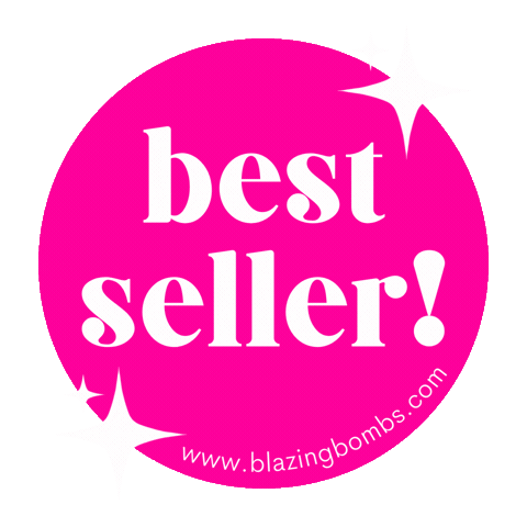 Bestseller Bathbombs Sticker by Blazing Bombs