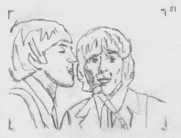 rotoscoping the beatles GIF by TraceLoops