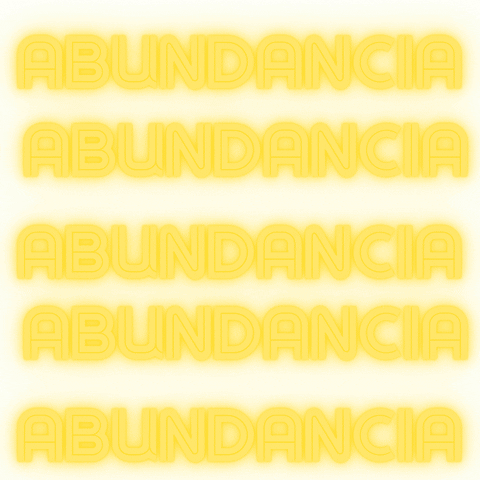 Abundancia GIF by Andrea de la Mora