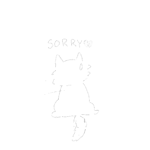 Sad Cat Sticker