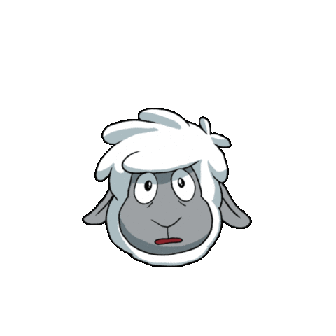 Sheep Holy Moly Sticker by The Sad Times