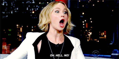 jennifer lawrence no no no no no no GIF