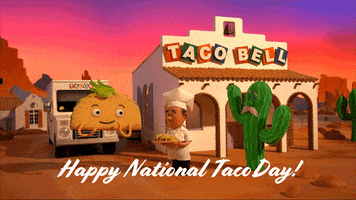 Happy Holiday GIF by Taco Bell
